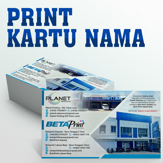 Print Kartu Nama 260/310gsm