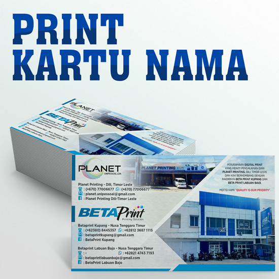 Print Kartu Nama Jasmine