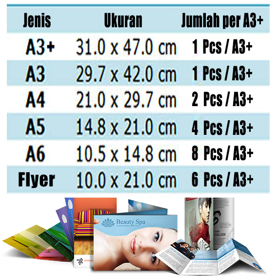 Print Brosur/Flyer AP 210-230grm