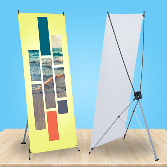 Print Outdoor X-Banner 160x60cm BL German
