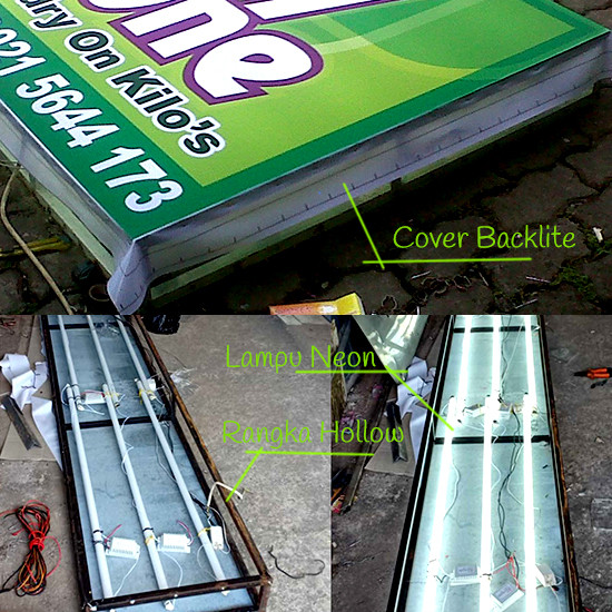 NeonBox Backlite - 1 Sisi