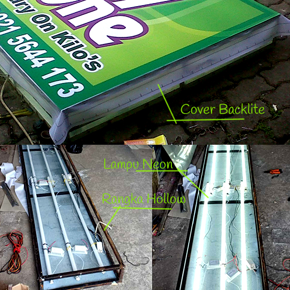 NeonBox Backlite - 2 Sisi