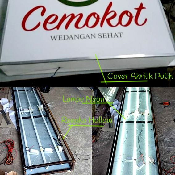 NeonBox Akrilik - 2 Sisi