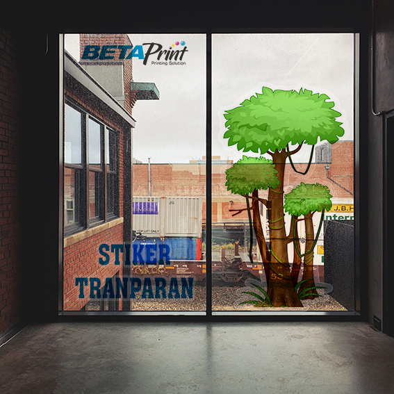Print UV Flatbed Sticker Transparant