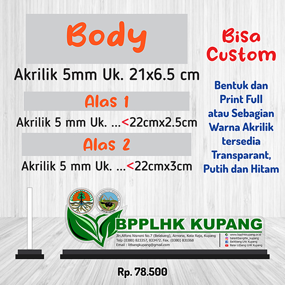 Print Plakat 21x6,5cm Akrilik 5mm