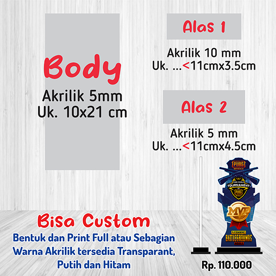 Print Plakat 1/3A4 Akrilik 5mm