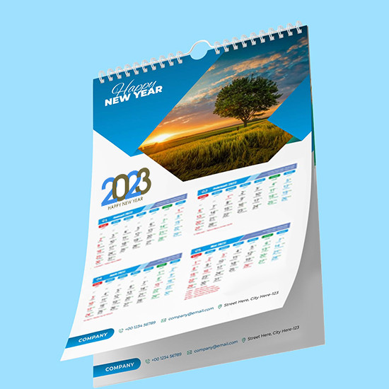 Print Kalender Dinding 4 Bln/Lbr AP260-AP310 + Spiral