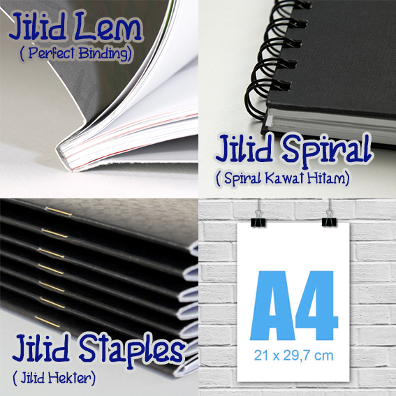 Cetak Buku A4 ArtPaper 260/310gsm
