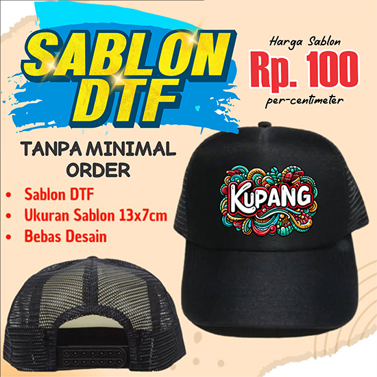 Sablon DTF Topi