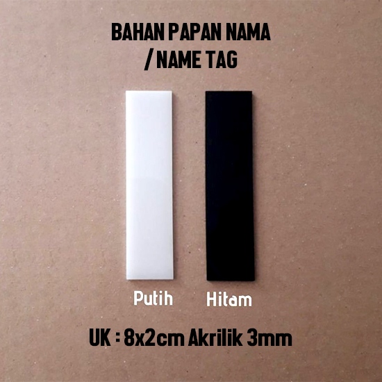 Name Tag Akrilik