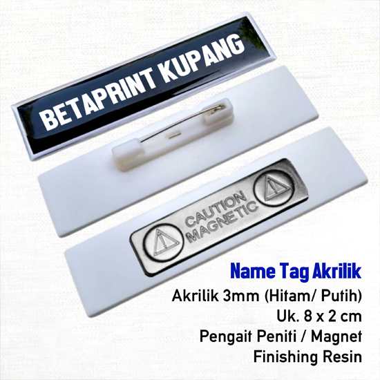 Name Tag Akrilik