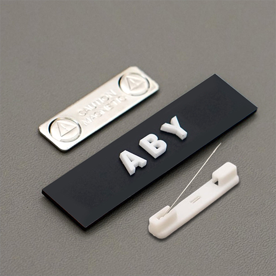 Name Tag Akrilik Timbul