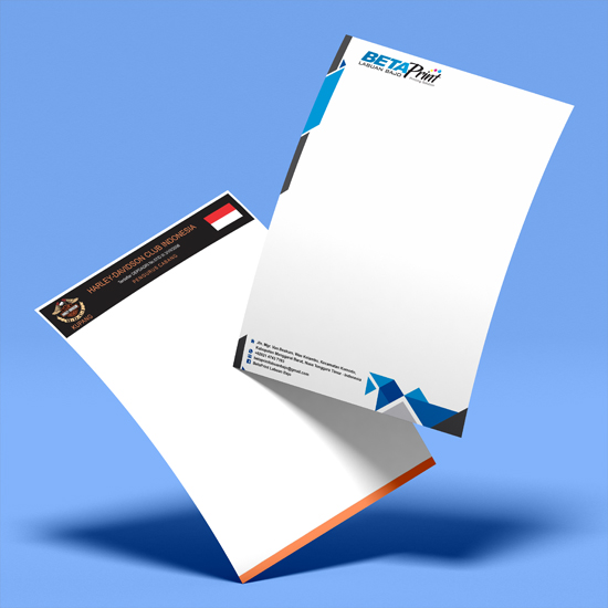 Print Color Kop Surat A4 HVS 70/80 Grm