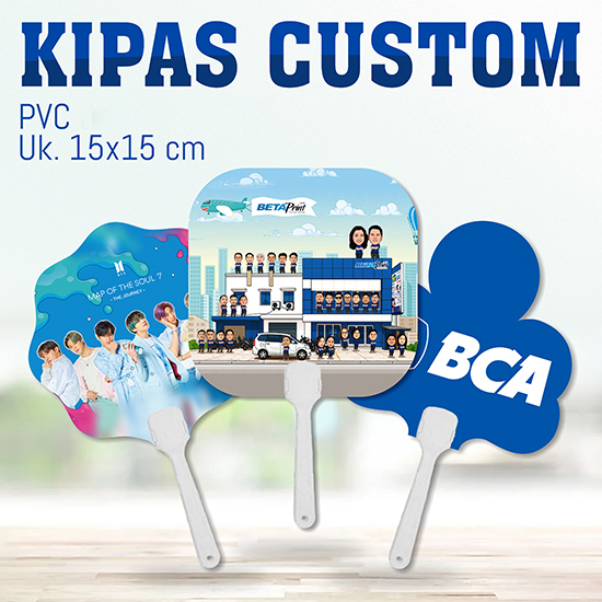 Kipas Custom PVC 15x15cm