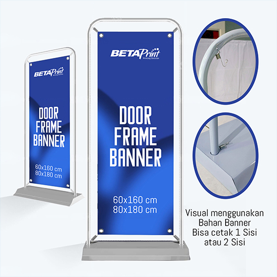 Print Outdoor Door Frame Banner 60x160cm FL 280grm 