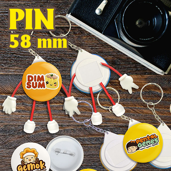 PIN Peniti/Ganci 58 mm