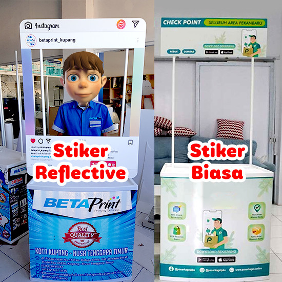 Print Flatbed Sticker Reflective Roll 